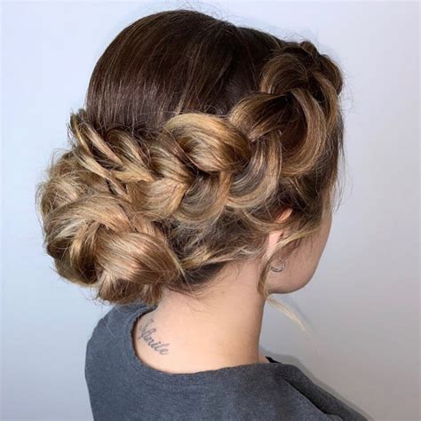 chignon chanel|braided chignon hairstyles.